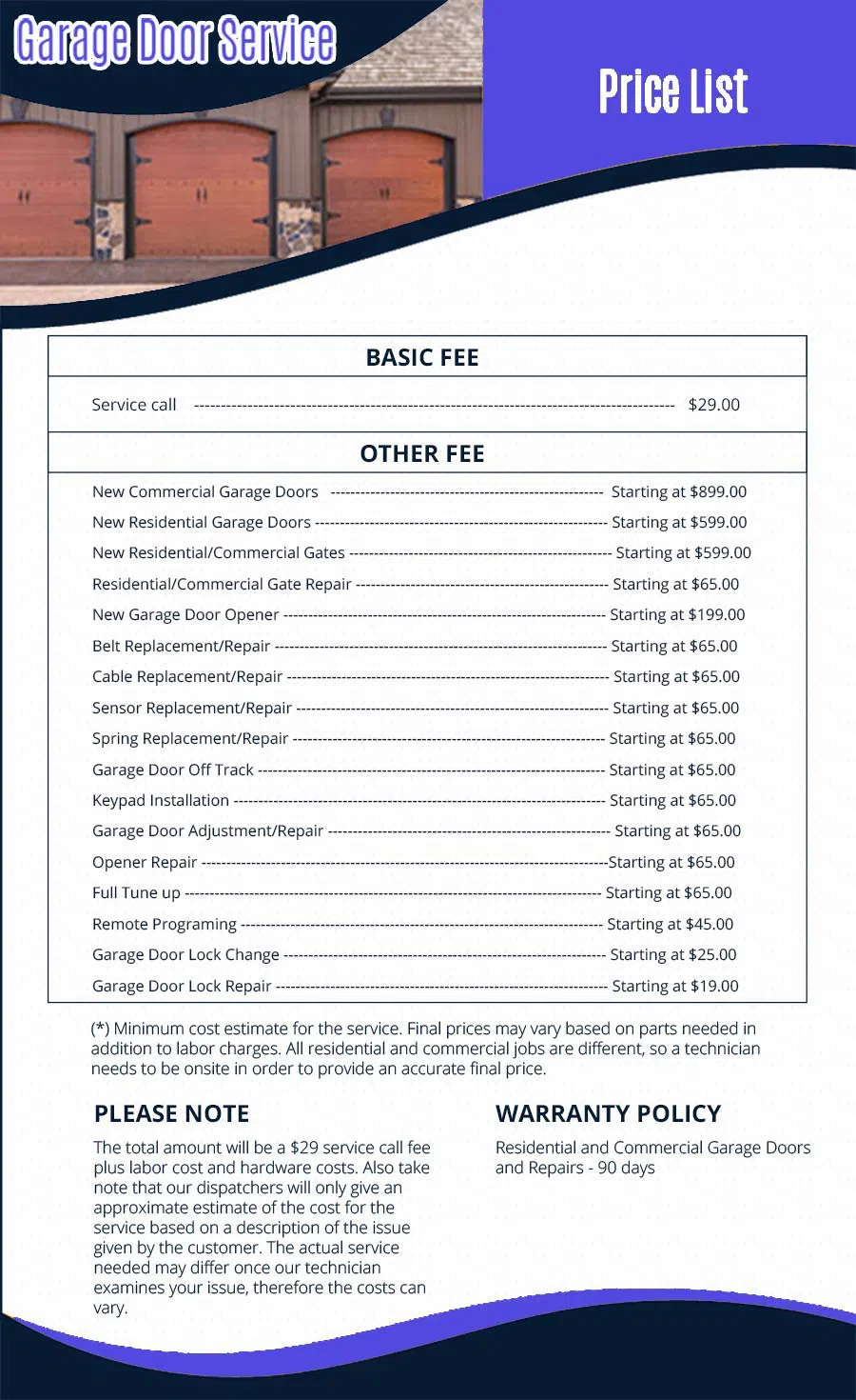 Neighborhood Garage Door Service Los Angeles, CA 323-741-1205